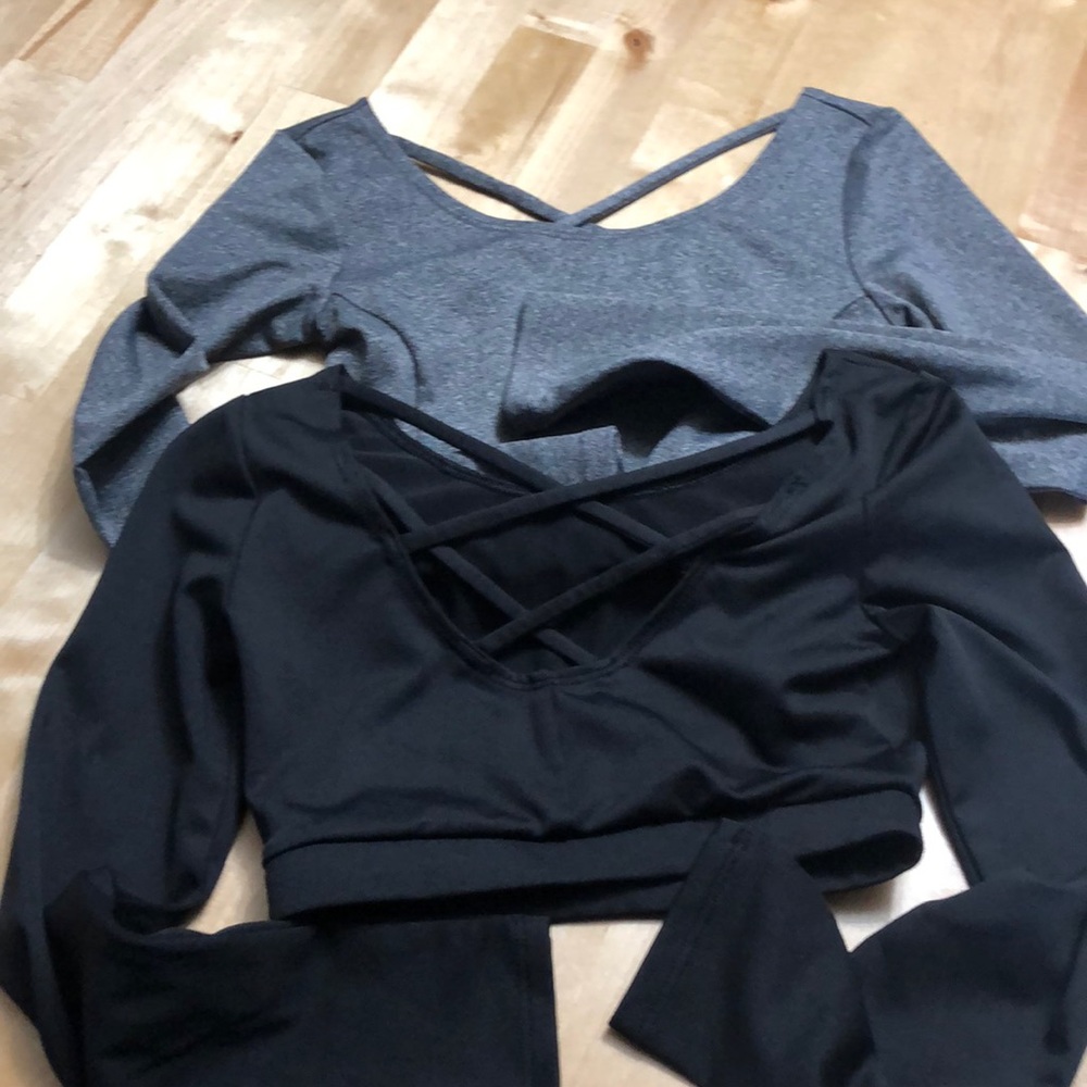 Pair of dance tops girls